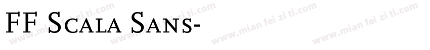 FF Scala Sans字体转换